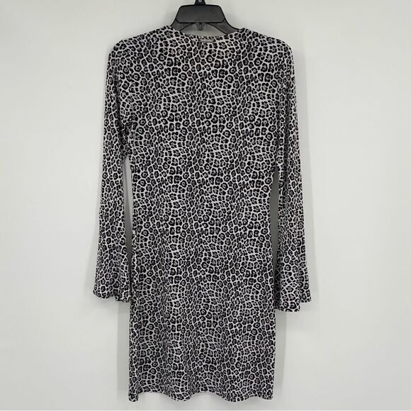 Michael Michael Kors Women’s Cage V Neck Animal Print Midi Dress size XS - Picture 3 of 3